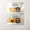 آرم عقب V8 طلايي لندکروز 2008 فابريک